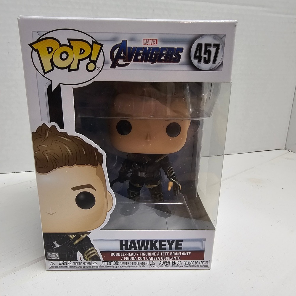 Funko Pop Marvel Avengers Endgame Hawkeye 457 Bobble-Head Vinyl Figure MCU